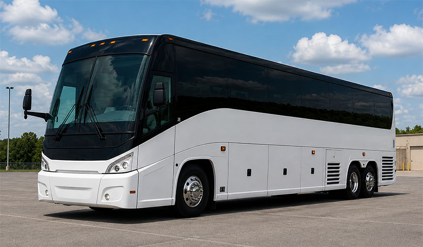56-passenger charter bus in Albuquerque, NM